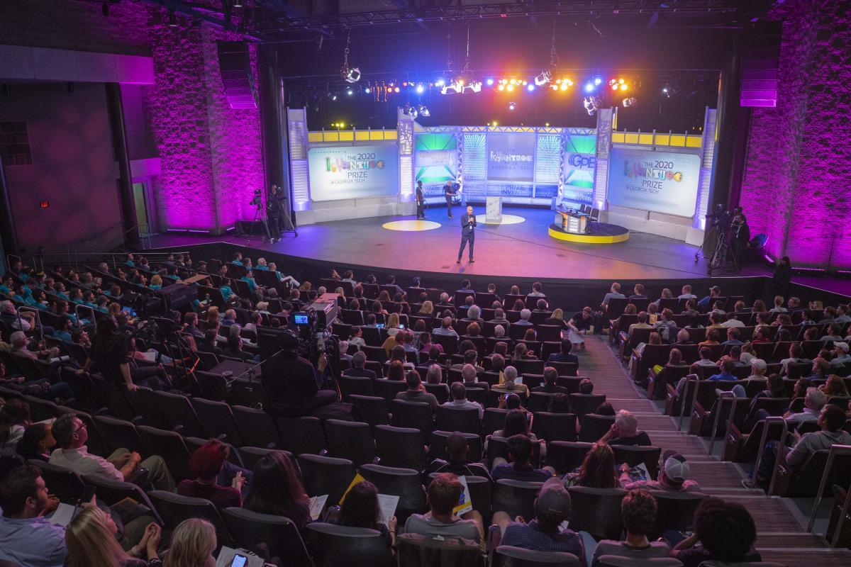 View of auditorium at InVenture Prize.